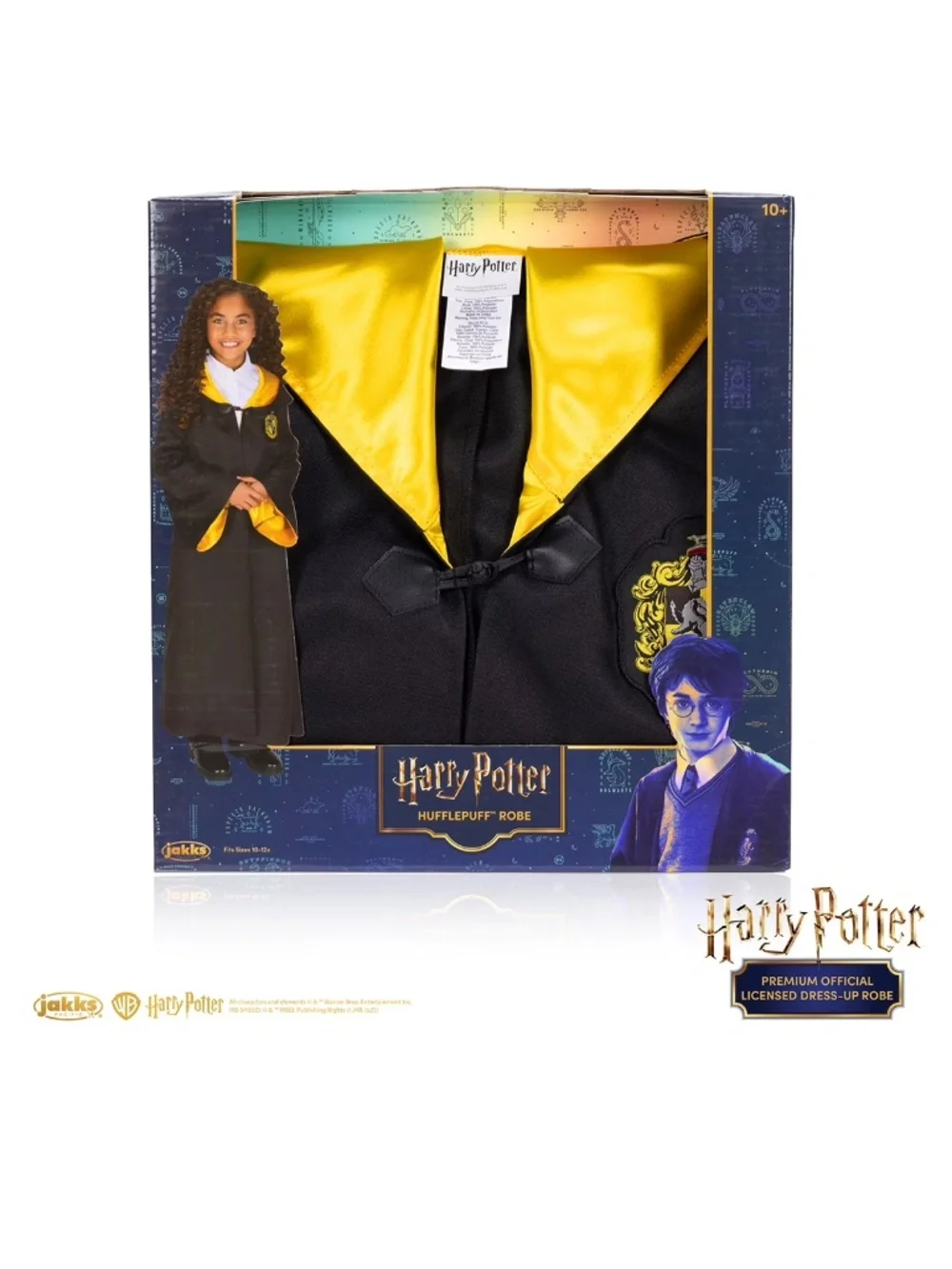 Harry Potter Iconic Dress Up Pretend and Play Hufflepuff Robe for Child Ages 10+